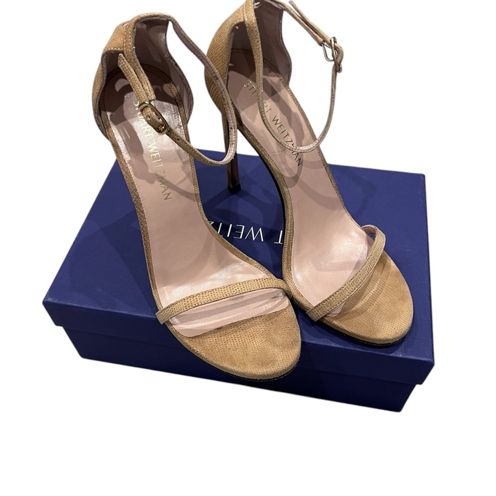 Stuart Weitzman Tan Sandals - Picture 5 of 5